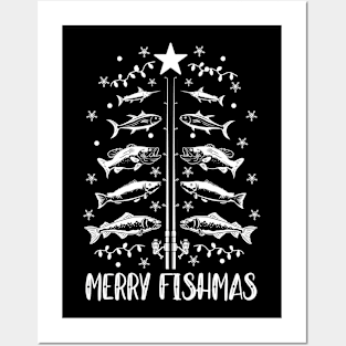 Merry Fishmas Posters and Art